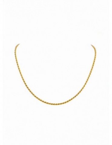 Chaine tosade argent doré 925/1000
