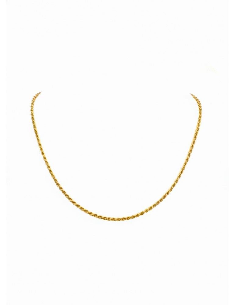 Chaine tosade argent doré 925/1000
