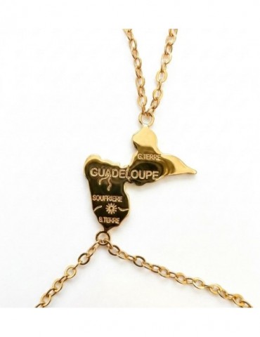 Chaine de main Guadeloupe plaqué or