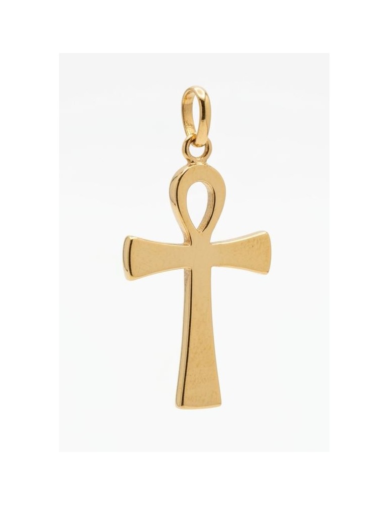 Pendantif croix Ankh or 750/1000