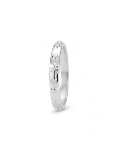 Bague Dizainier or blanc