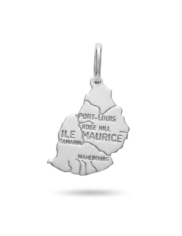 Pendantif Ile Maurice argent 925/1000