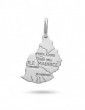 Pendantif Ile Maurice argent 925/1000
