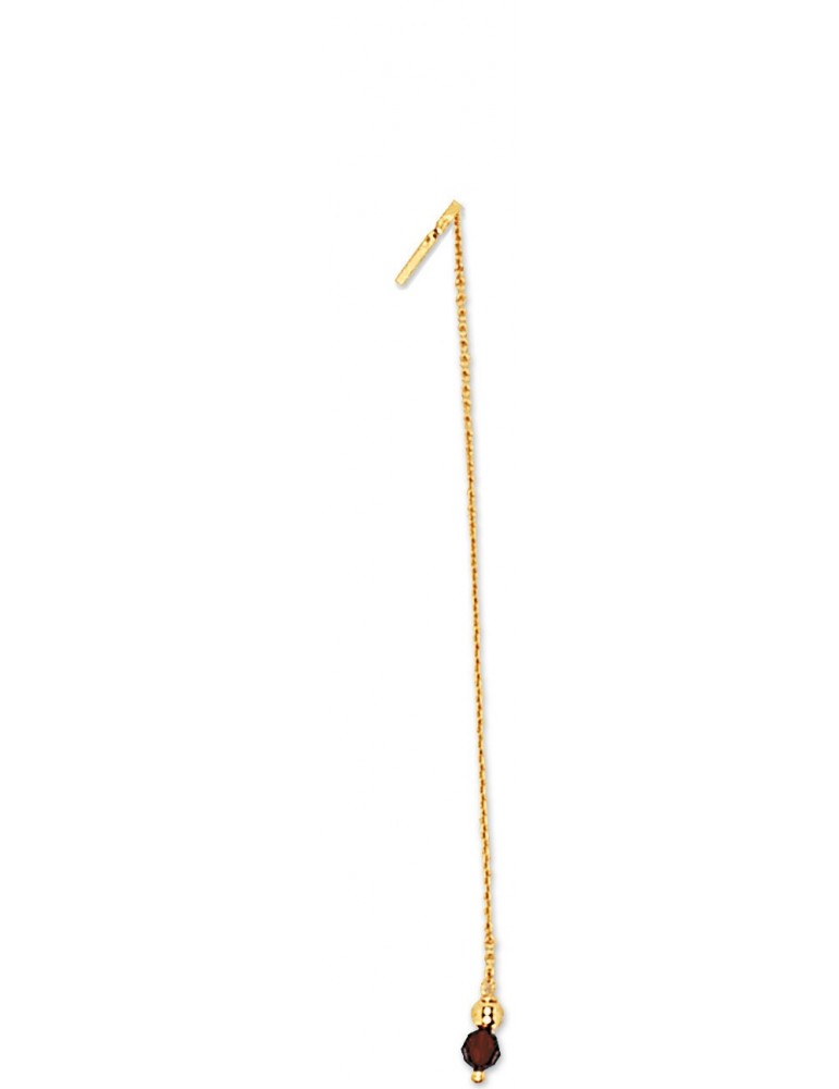 Boucles d'oreille chainette grenant