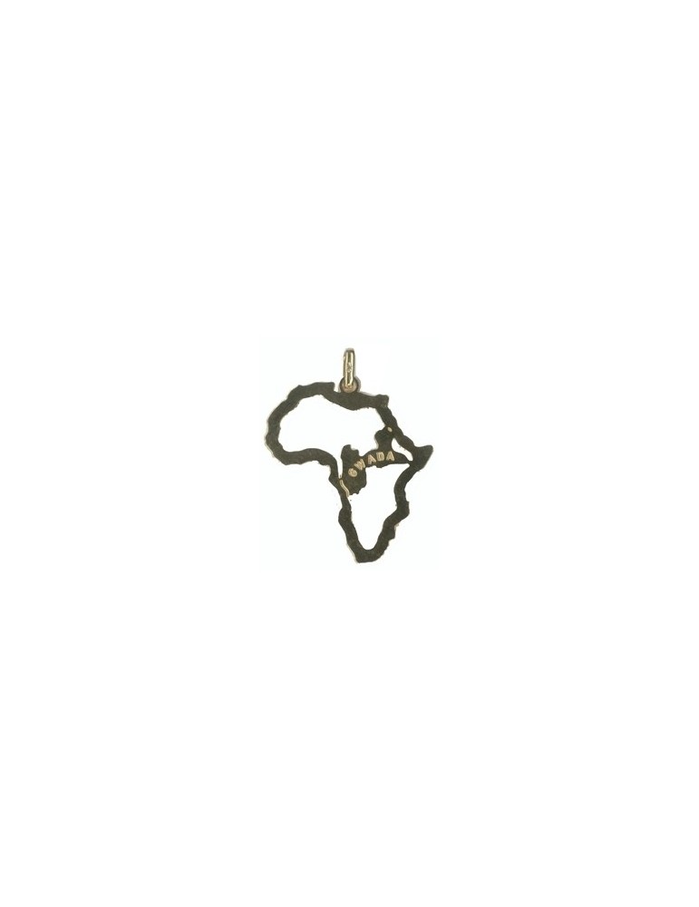 MÉDAILLE CARTE AFRIQUE:GUADELOUPE OR 375/1000