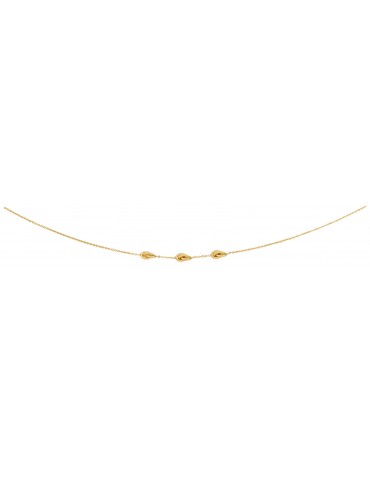 COLLIER NOEUDS FORÇATS OR750/1000