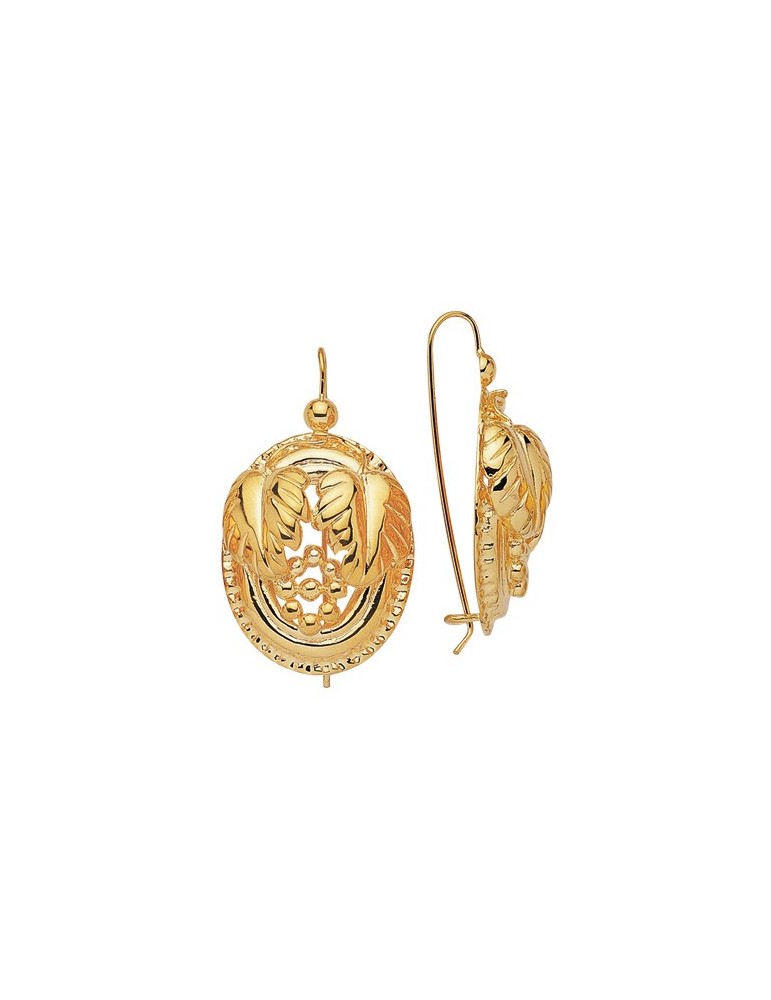 BOUCLES D'OREILLES VIGNES PLAQUÉ OR