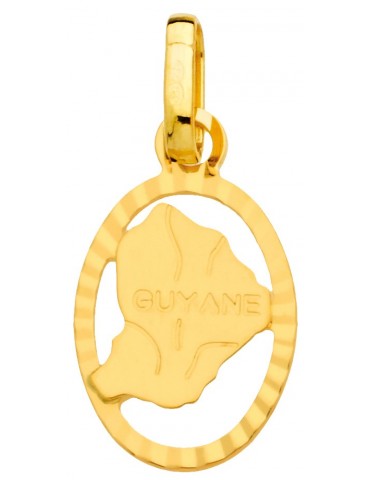 MÉDAILLE GUYANE ENTOURAGE OR 750/1000